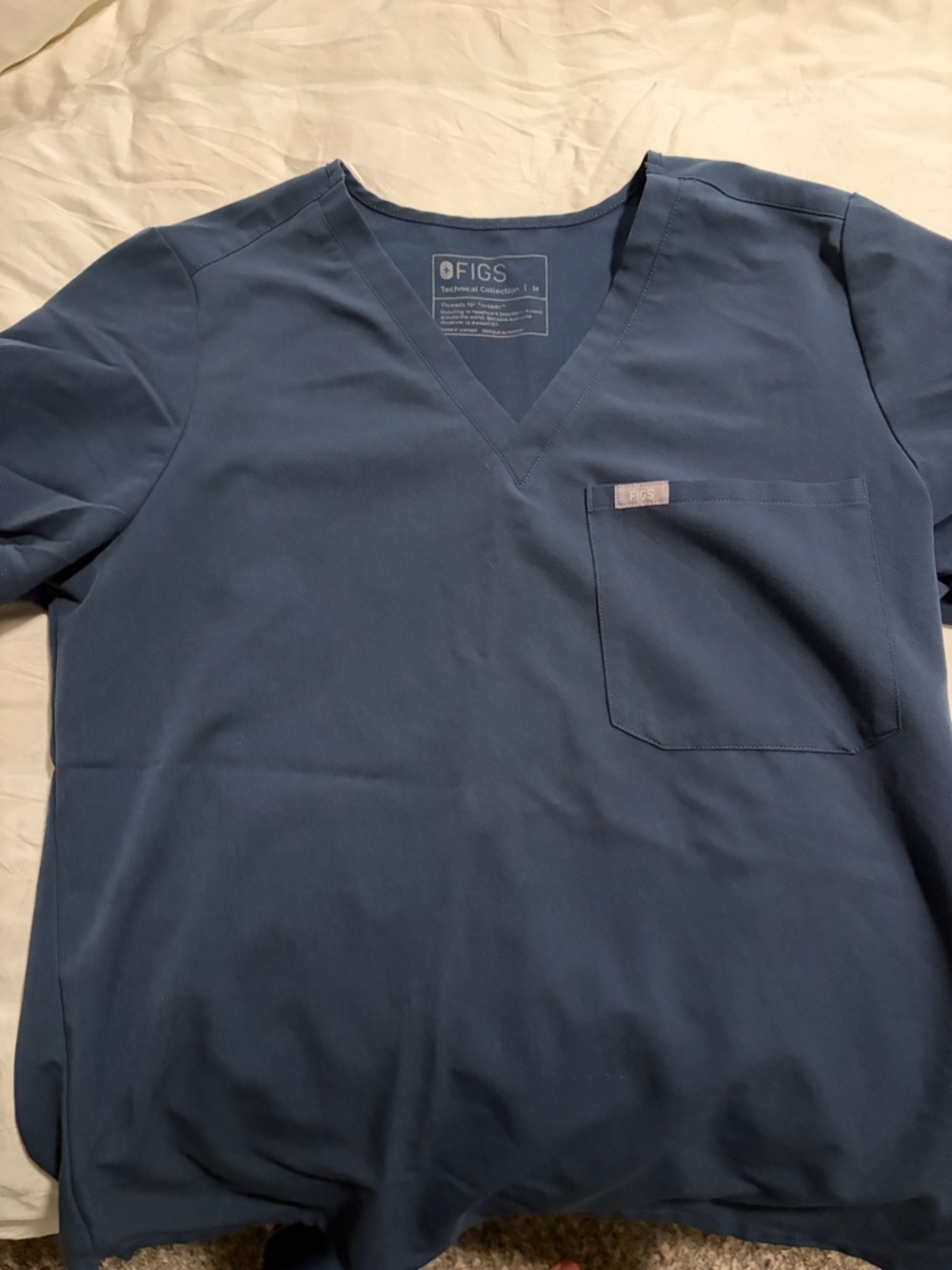 Figs Catarina Scrub Top (Dark Harbor) - Small